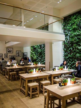 Restaurant Vapiano | Projekte | Targetti LED-Beleuchtung